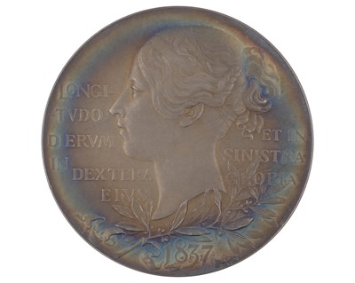 Lot 8 - ROYAL COMMEMORATIVE MEDAL - A Victoria 1897 Diamond Jubilee silver medal.