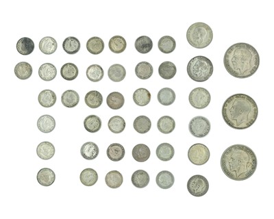 Lot 36 - GB - A collection of George V-George VI pre-1947 .500 silver coinage.