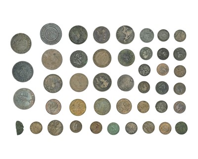 Lot 47 - GB - A collection of copper coins and tokens, 18th-20th century.