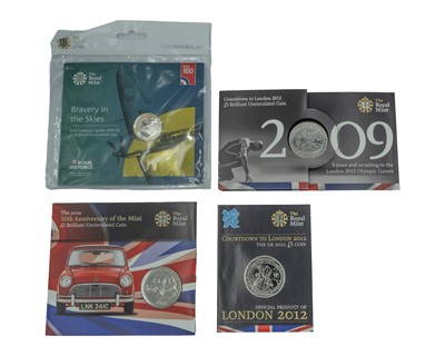 Lot 32 - GB Royal Mint Brilliant Uncirculated special issue coins, mainly £5 crowns.