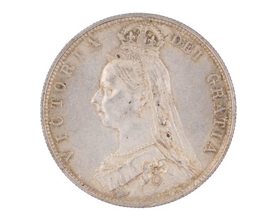 Lot 33 - GB - A Victoria 1889 silver halfcrown coin.