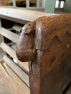 Lot 3071 - A Robert Thompson of Kilburn "Mouseman" oak...