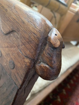 Lot 3071 - A Robert Thompson of Kilburn "Mouseman" oak...