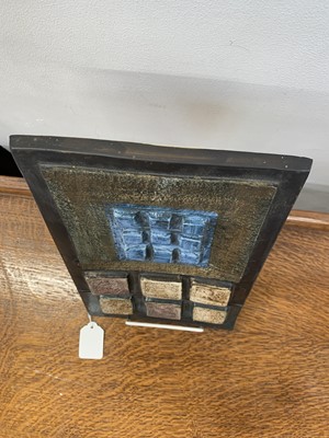 Lot 375 - A Troika calculator plaque, by Sylvia Vallance.