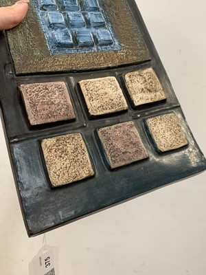 Lot 375 - A Troika calculator plaque, by Sylvia Vallance.