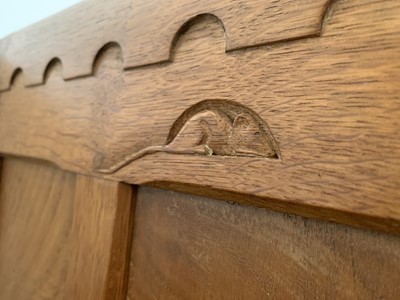 Lot 3179 - A Robert Thompson of Kilburn "Mouseman" oak...