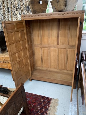 Lot 3179 - A Robert Thompson of Kilburn "Mouseman" oak...