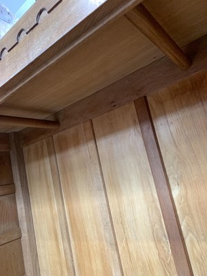 Lot 3179 - A Robert Thompson of Kilburn "Mouseman" oak...
