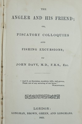 Lot 39 - (Angling) John Davy