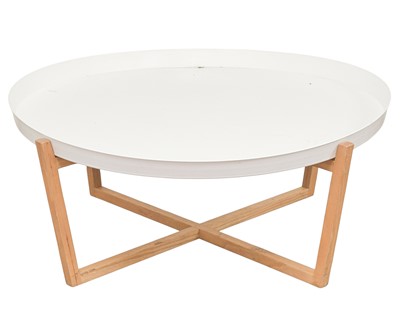Lot 13 - A Scandinavian style circular coffee table.