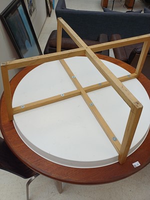 Lot 13 - A Scandinavian style circular coffee table.