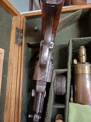 Lot 133 - A Colt London .36 percussion 1851 Navy Revolver, cased.