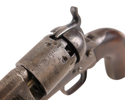 Lot 133 - A Colt London .36 percussion 1851 Navy Revolver, cased.