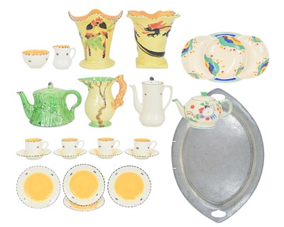 Lot 155 - Art Deco ceramics.