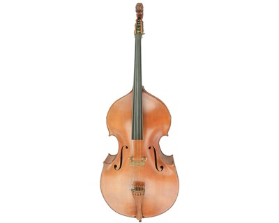 Lot 426 - Musical instrument, a double bass.