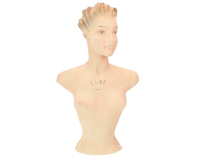 Lot 241 - Advertising. A mid-century plaster shop display mannequin.