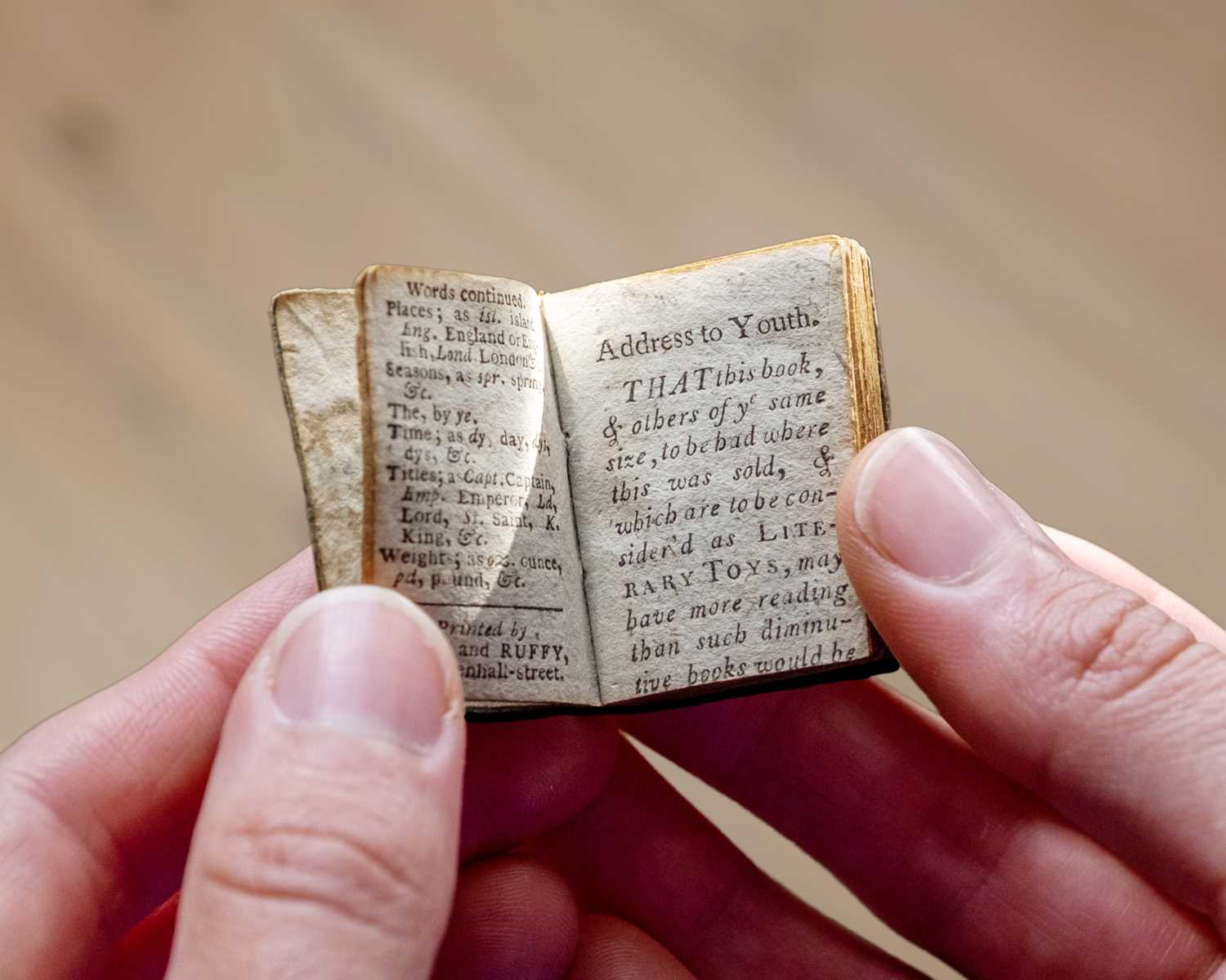 Lot 2 - (Miniature) [Daniel Defoe]