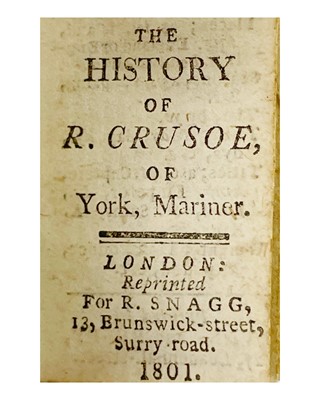 Lot 2 - (Miniature) [Daniel Defoe]