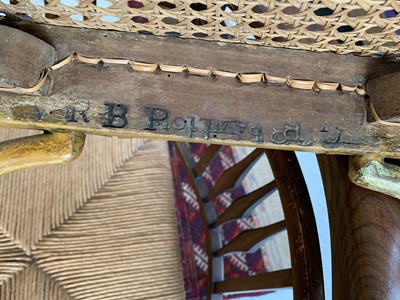 Lot 3157 - A remarkable Regency painted faux bamboo side...