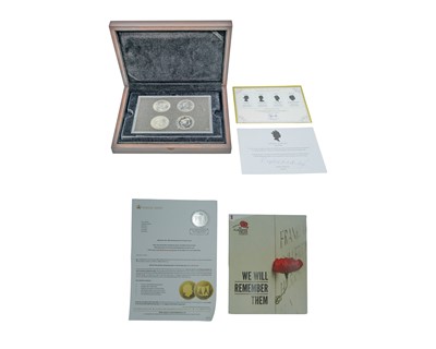 Lot 13 - GB - A Jubilee Mint QEII silver proof 2015 £5 crown coin, 70th Anniversary V-E Day.