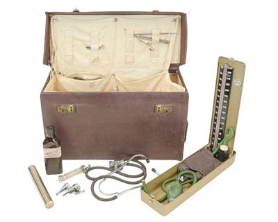 Lot 53 - A doctor's case and contents.