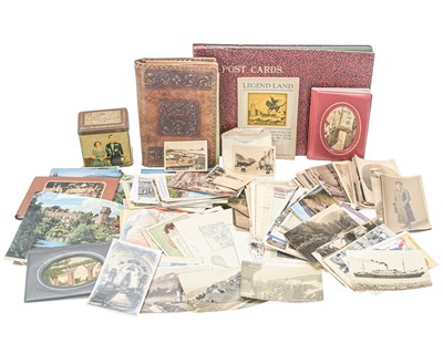 Lot 362 - Postcards including Cornish.