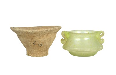 Lot 106 - An Ancient Persian small pottery bowl, circa 2000 BC.