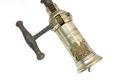 Lot 25 - A 'Thomason' or 'King's Screw' corkscrew.