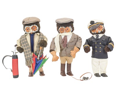 Lot 116A - The London Owl Company - three dolls.