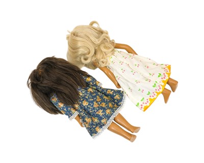 Lot 9 - Two vintage Sasha dolls.