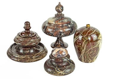Lot 105 - A collection of serpentine.