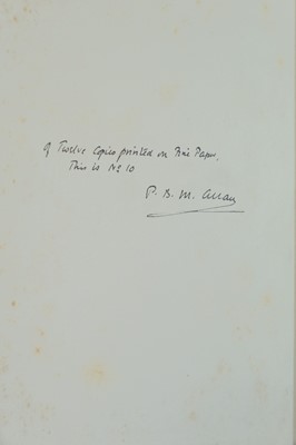 Lot 43 - (Presentation Copy) P. B. M. Allan