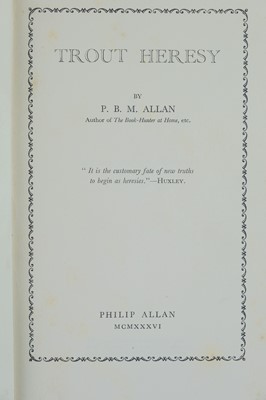 Lot 43 - (Presentation Copy) P. B. M. Allan