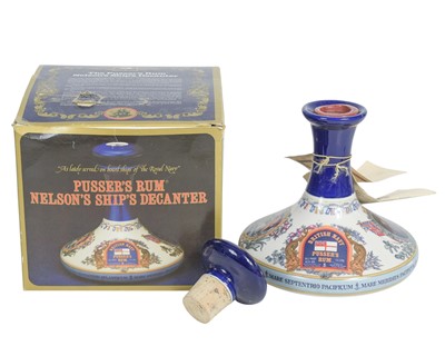 Lot 484 - Pusser's Rum Nelson's Ship's decanter.