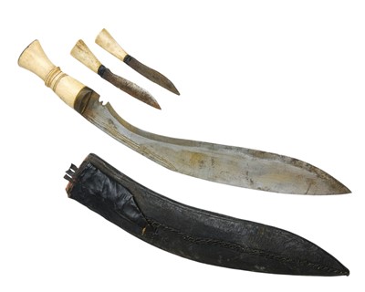 Lot 134 - A Gurkha Kukri knife.