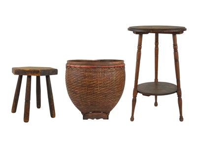 Lot 512 - A woven Chinese basket.