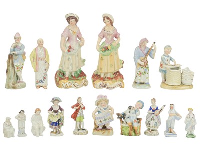 Lot 677 - A collection of early 20th century and later figures.