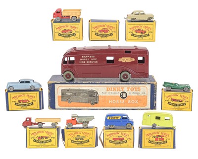 Lot 263 - ﻿Dinky and Matchbox boxed toys.