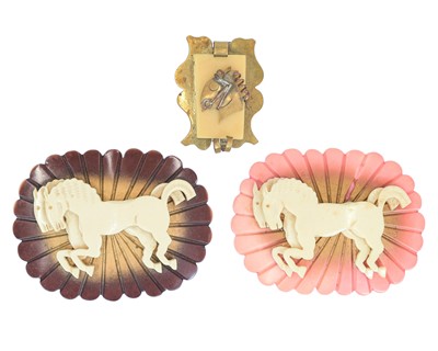 Lot 227 - Art Deco Costume Jewellery - Equestrian Interest.