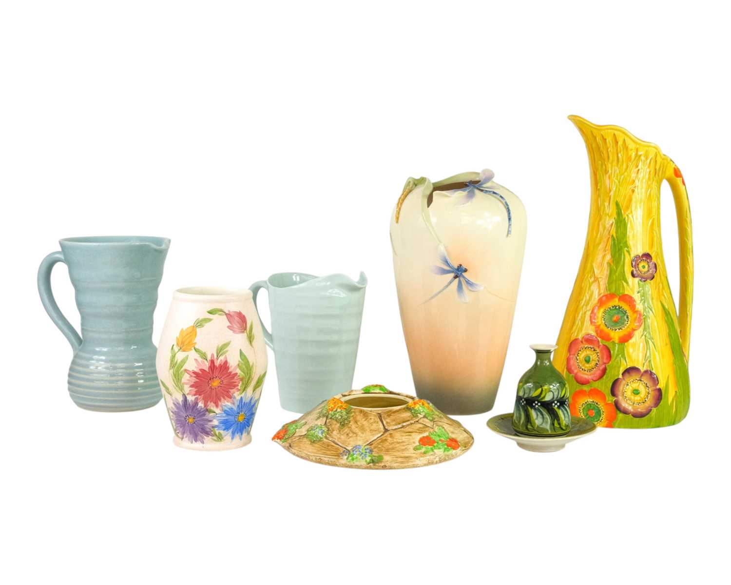 Lot 20 - Art Deco and later ceramics.