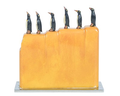 Lot 135 - An Art Deco novelty cocktail stick holder.