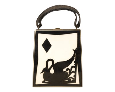 Lot 269 - An Art Deco celluloid handbag.