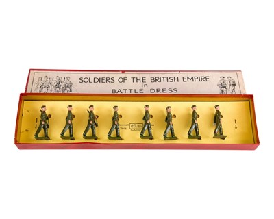 Lot 291 - Britains Boxed Set of Soldiers of the British Empire in Battledress.