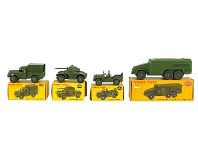 Lot 325 - Dinky Army Vehicles x4 boxed.