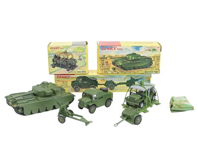Lot 308 - Dinky Army Vehicles x3 boxed.