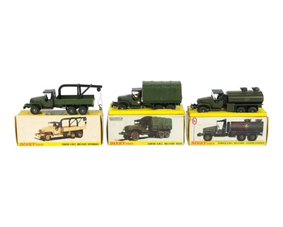 Lot 284 - French Boxed Army Dinky Vehicles x 3.