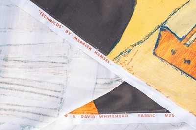 Lot 8 - Mid century David Whitehead cotton fabric.