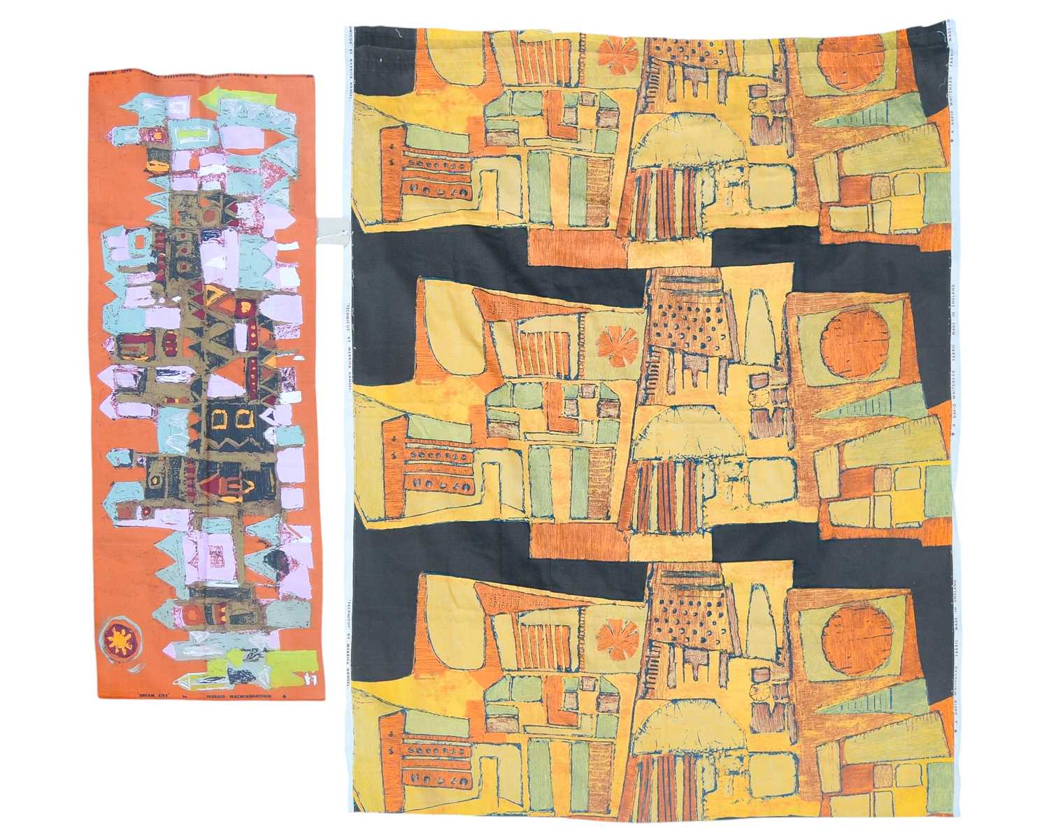 Lot 8 - Mid century David Whitehead cotton fabric.