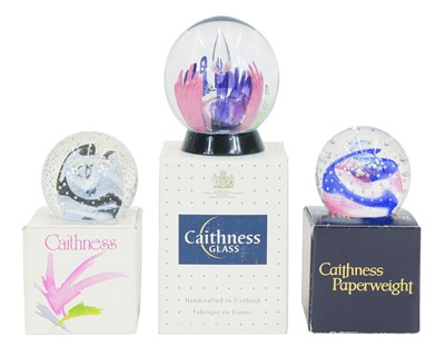 Lot 4 - A collection of Caithness Scotland paperweights.
