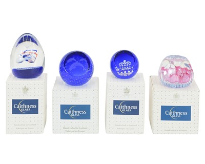 Lot 4 - A collection of Caithness Scotland paperweights.